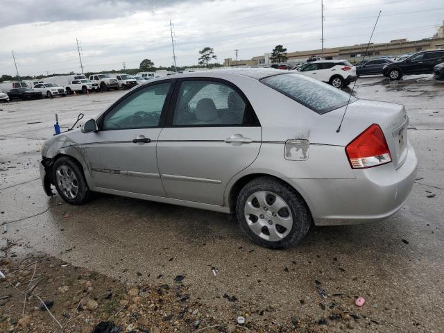 KIA SPECTRA EX 2008 silver sedan 4d gas KNAFE121285529131 photo #3