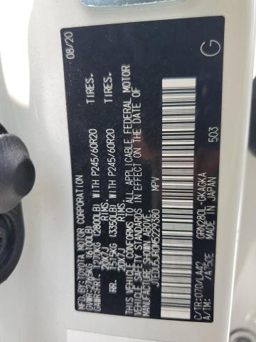 2021 TOYOTA 4RUNNER NI JTEDU5JR0M5229380