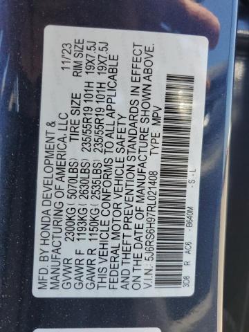 2024 HONDA CR-V SPORT 5J6RS6H97RL021408