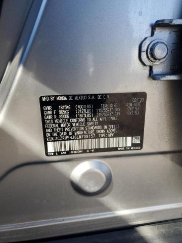 2020 HONDA HR-V LX - 3CZRU5H36LM708157
