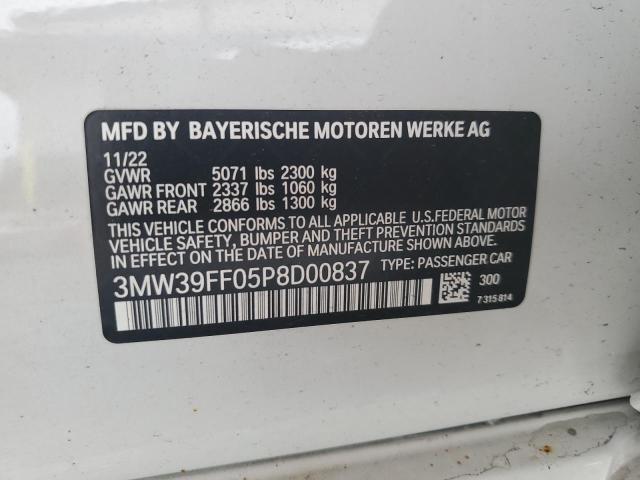 2023 BMW 330E 3MW39FF05P8D00837