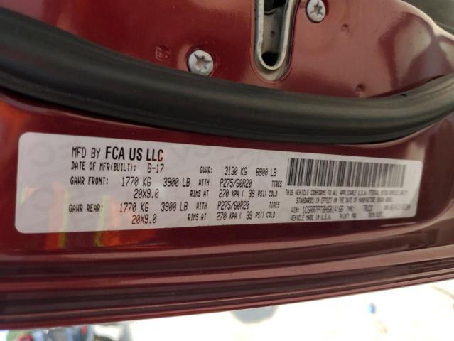 2017 RAM 1500 LONGH - 1C6RR7PT8HS814166