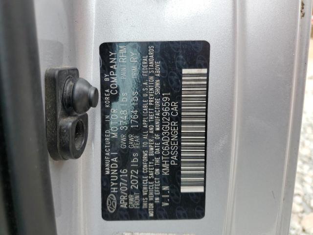 kmhtc6ad3gu296591 - 2016 Hyundai Veloster - #60099115