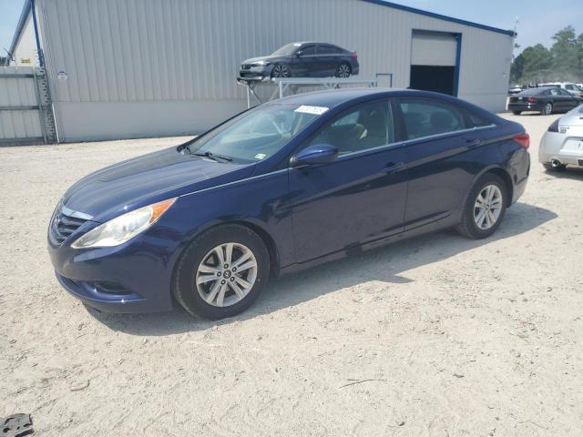 HYUNDAI SONATA GLS 2011 blue  gas 5NPEB4AC3BH106058 photo #1