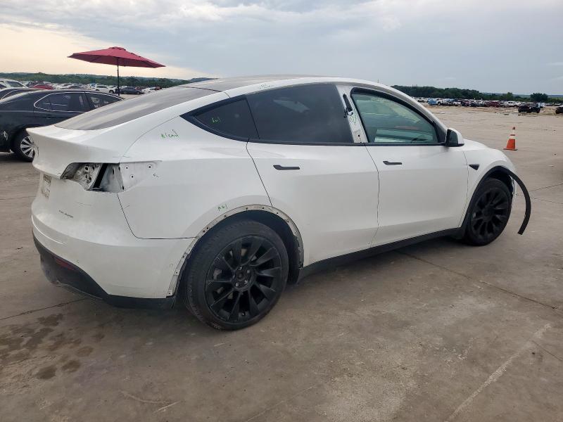 TESLA MODEL Y 2021 white  electric 5YJYGDEE8MF130156 photo #4