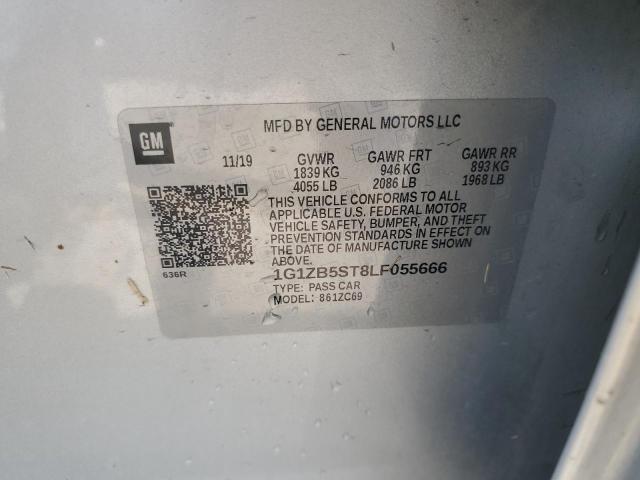 2020 CHEVROLET MALIBU LS 1G1ZB5ST8LF055666
