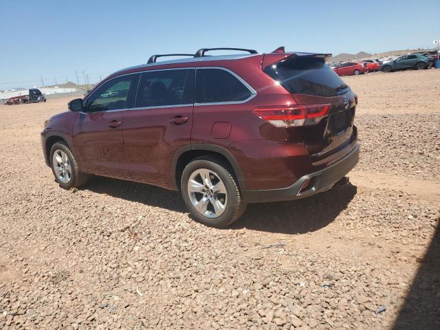 Vin: 5tdyzrfh9js240916, lot: 60205935, toyota highlander limited 20182