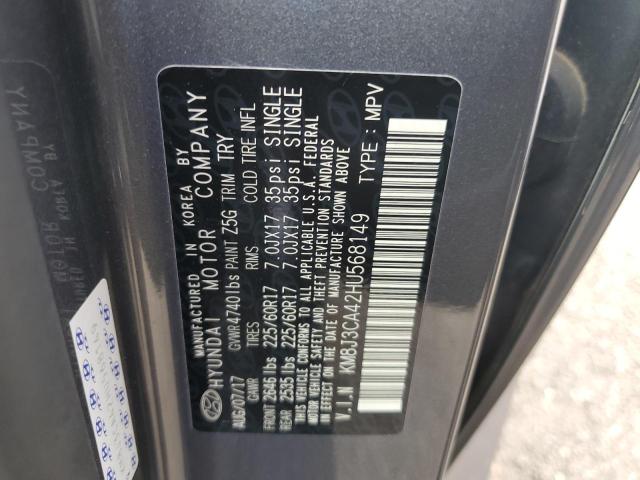 2017 HYUNDAI TUCSON LIM - KM8J3CA42HU568149