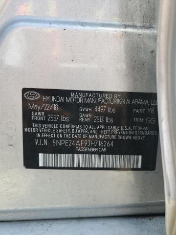 2018 HYUNDAI SONATA SE 5NPE24AF9JH716264