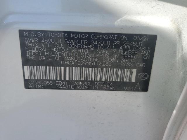 2021 LEXUS IS 300 JTHCA1D29M5116283