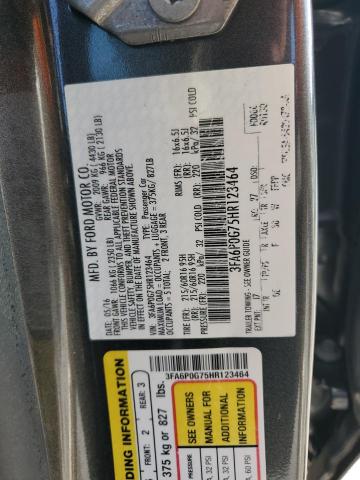 2017 FORD FUSION S 3FA6P0G75HR123464