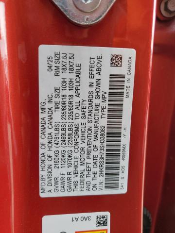 2025 HONDA CR-V EXL 2HKRS3H73SH338082