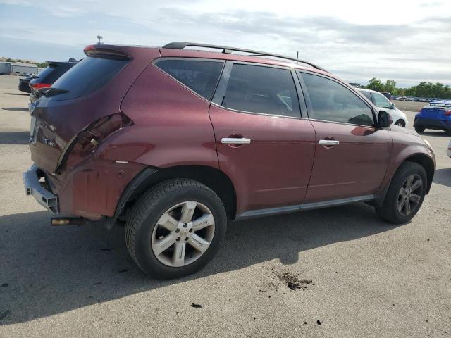 NISSAN MURANO SL 2007 burgundy  gas JN8AZ08W57W627792 photo #4