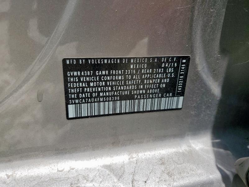 2015 VOLKSWAGEN GOLF SPORT - 3VWCA7AU4FM508396
