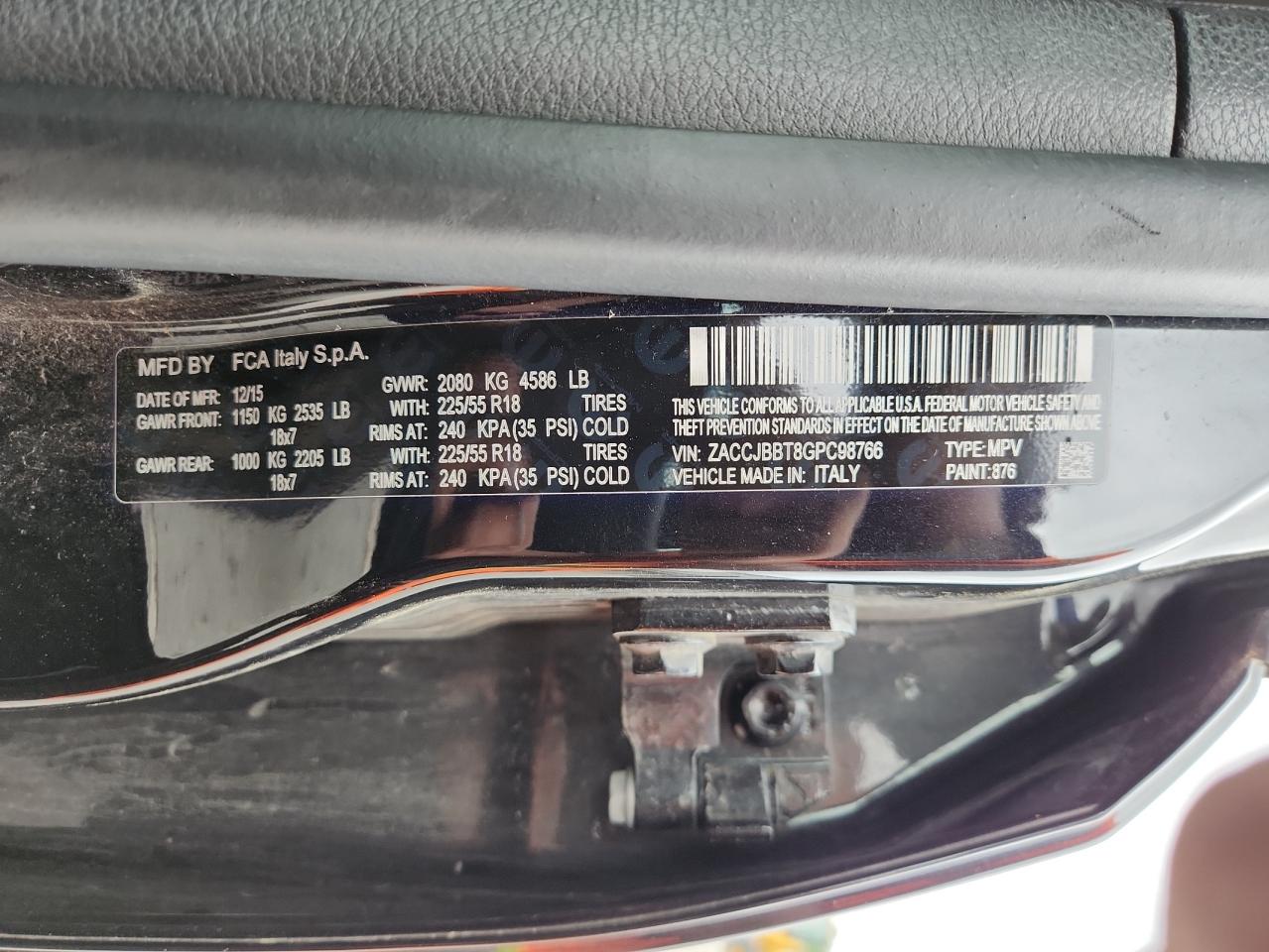 JEEP RENEGADE LATITUDE