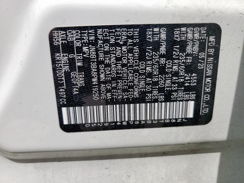 2023 NISSAN ROGUE SV JN8BT3BA8PW419250