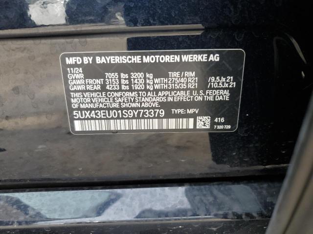 2025 BMW X5 XDRIVE5 5UX43EU01S9Y73379