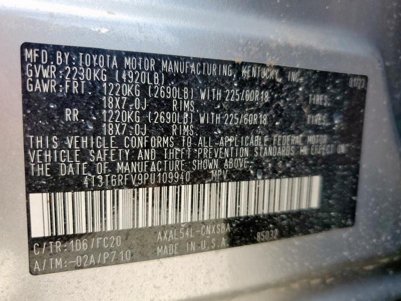 2023 TOYOTA RAV4 SE - 4T3T6RFV9PU109940