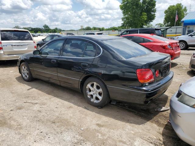LEXUS GS 300 2003 black sedan 4d gas JT8BD69S130180600 photo #3