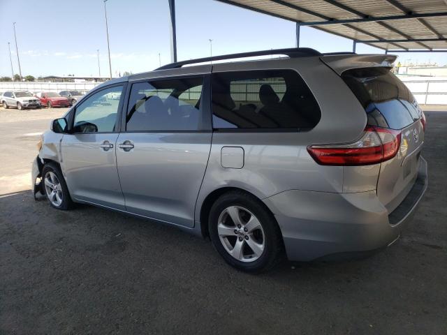 TOYOTA SIENNA LE 2015 silver  gas 5TDKK3DC6FS647890 photo #3