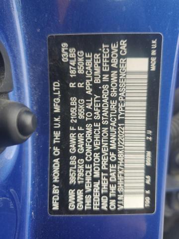2019 HONDA CIVIC SPOR - SHHFK7H48KU220221