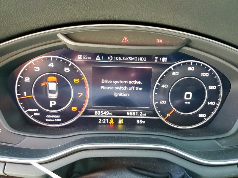 2019 AUDI A4 PREMIUM WAUHMAF43KN007566