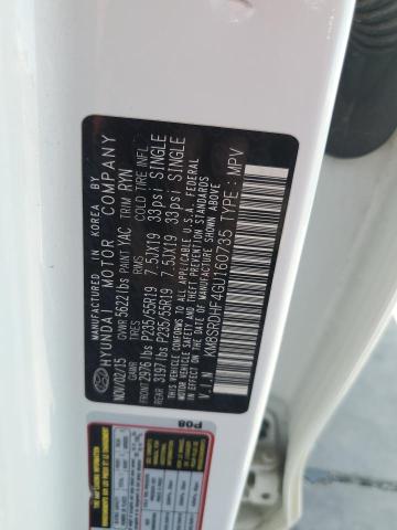 KM8SRDHF4GU160735 2016 HYUNDAI SANTA FE