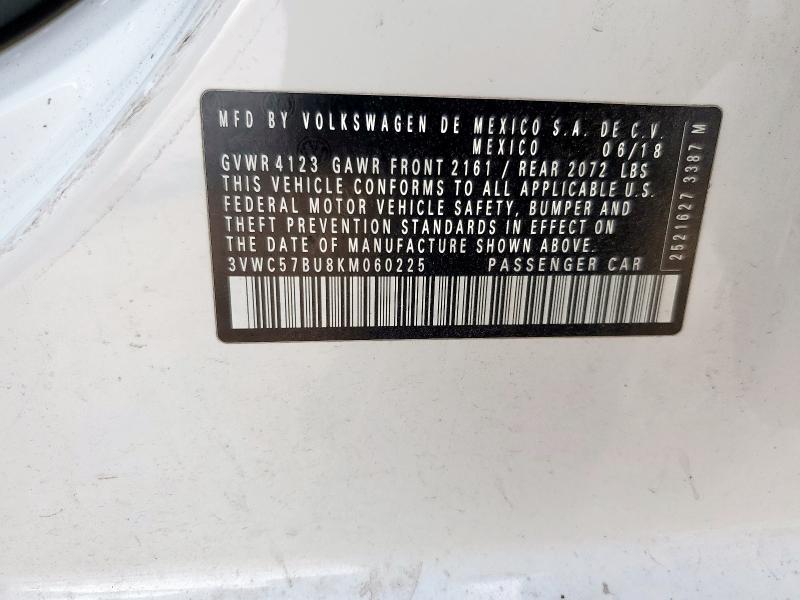 2019 VOLKSWAGEN JETTA S - 3VWC57BU8KM060225