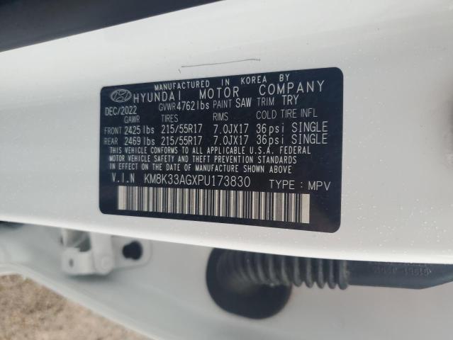 2023 HYUNDAI KONA SEL - KM8K33AGXPU173830