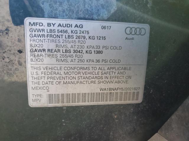2018 AUDI Q5 PREMIUM - WA1BNAFY5J2021827