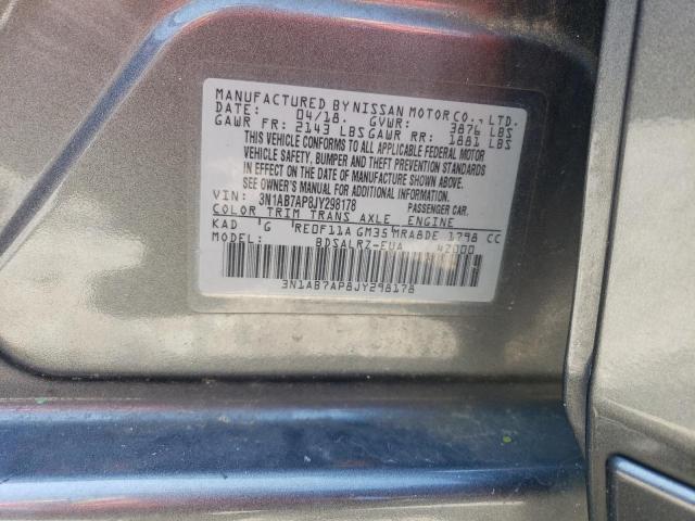 2018 NISSAN SENTRA S - 3N1AB7AP8JY298178