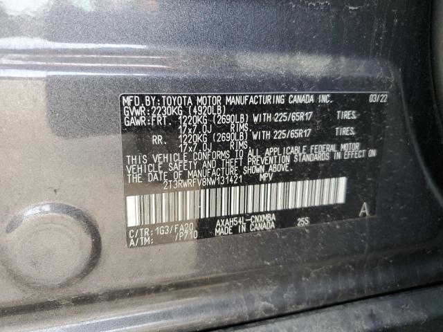 2022 TOYOTA RAV4 XLE - 2T3RWRFV8NW131421