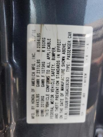 2016 ACURA TLX - 19UUB1F38GA006363