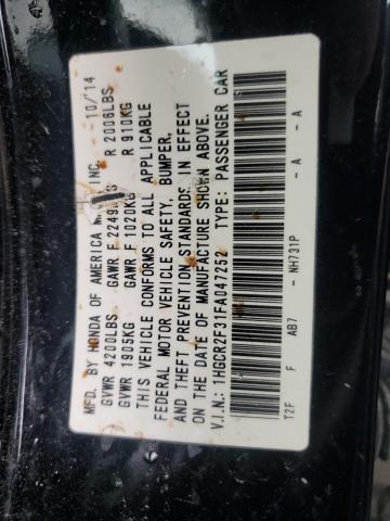 2015 HONDA ACCORD LX - 1HGCR2F31FA047252