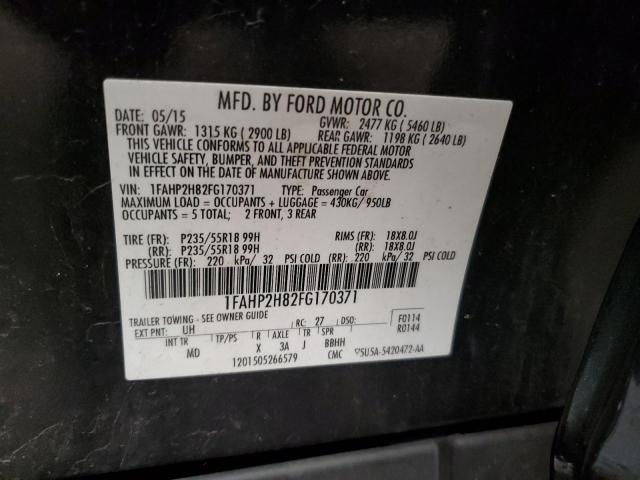 2015 FORD TAURUS SEL 1FAHP2H82FG170371