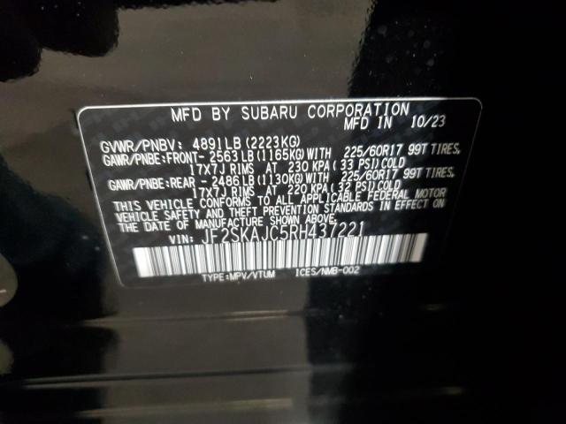 2024 SUBARU FORESTER W JF2SKAJC5RH437221