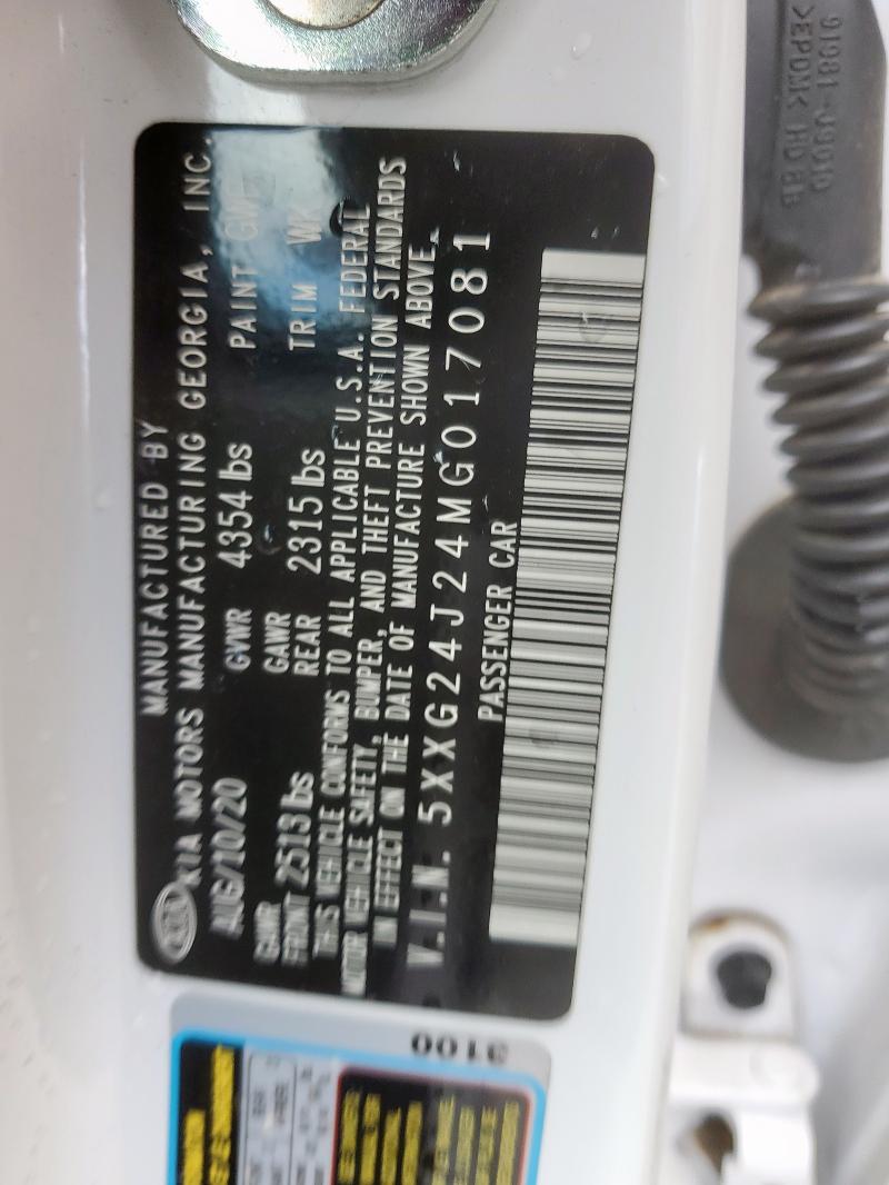 2021 KIA K5 LX 5XXG24J24MG017081