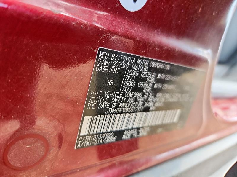 2019 TOYOTA RAV4 LE - JTMH1RFV0KD517317