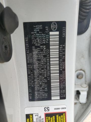 2019 TOYOTA CAMRY XSE - 4T1B61HK0KU824722