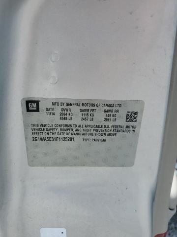 2015 CHEVROLET IMPALA LIM - 2G1WA5E31F1125201