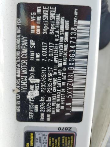 2016 HYUNDAI SANTA FE S - 5XYZU3LBXGG347138