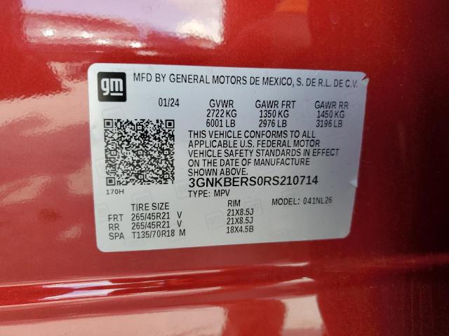 3gnkbers0rs210714 - 2024 Chevrolet blazer rs - #60377765