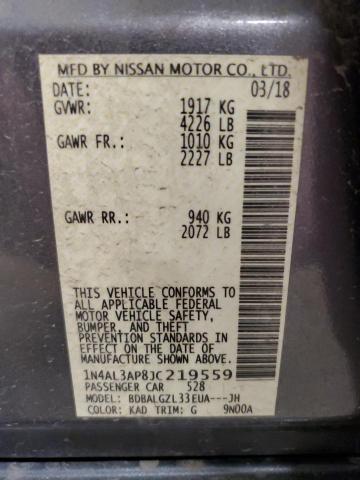 2018 NISSAN ALTIMA 2.5 - 1N4AL3AP8JC219559