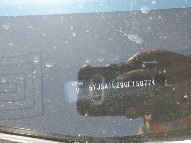2016 TESLA MODEL S - 5YJSA1E29GF158774
