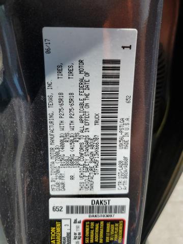 2017 TOYOTA TUNDRA CRE 5TFHW5F13HX666707