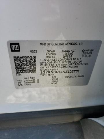 2022 CADILLAC XT5 PREMIU - 1GYKNCR41NZ102731