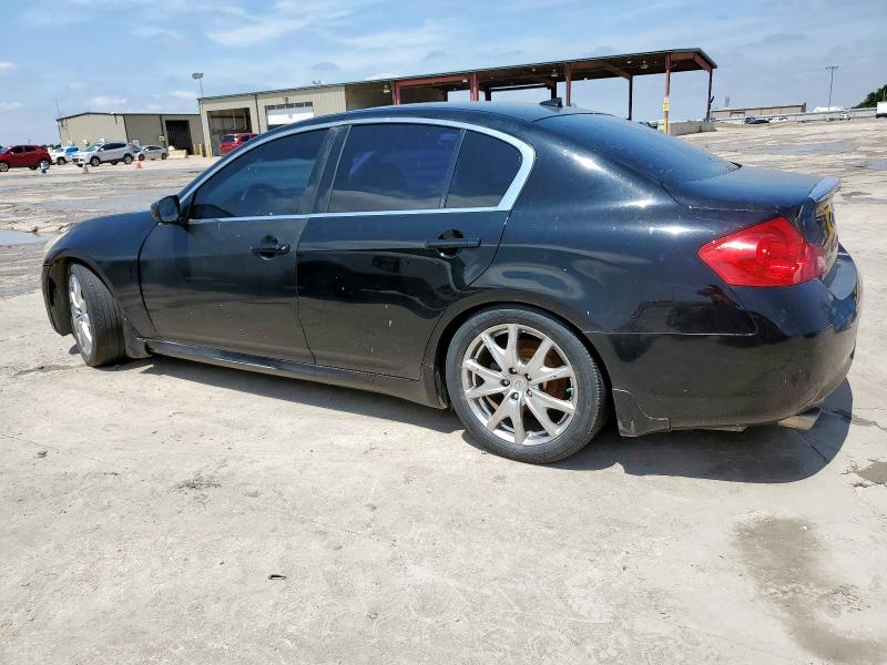 INFINITI G37 2009 black  gas JNKCV61F29M052416 photo #3
