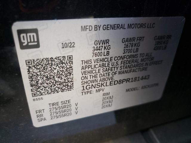 2023 CHEVROLET TAHOE K150 - 1GNSKLED8PR181443