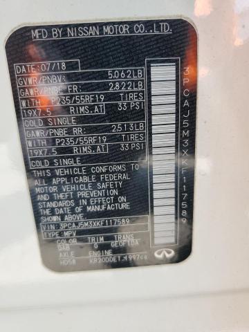 2019 INFINITI QX50 ESSEN 3PCAJ5M3XKF117589