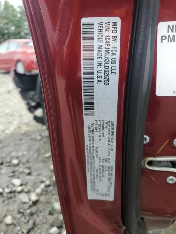 2020 JEEP CHEROKEE L 1C4PJMLB3LD626753